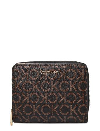 Ck Must Z/A Wllt W/Flap Md Mono Bags Card Holders & Wallets Wallets Monivärinen/Kuvioitu Calvin Klein