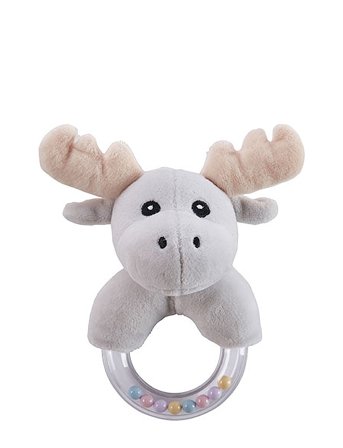 Kid's Concept Rattle Moose Edvin - Grey - ONE SIZE