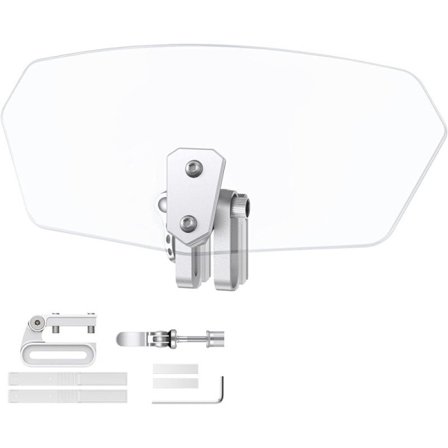 Motorsykkel Vindskjerm Justerbar Clip-On Vindskjermspoiler Forlengelse Vindavviser for Motorsykkel - Klar-FS-