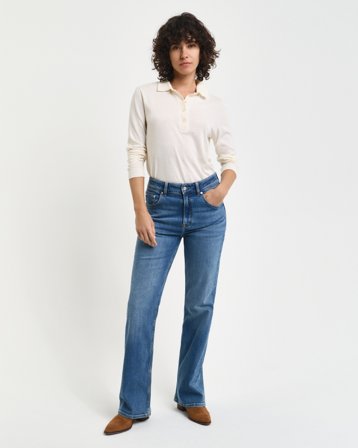 GANT Damen Slim Fit Schlagjeans (31)