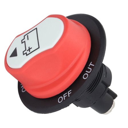Batteri Isolator Bryter PÅ AV DC50V 50A Strømbrudd Knapp