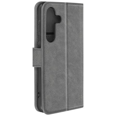 Fodral till Samsung Galaxy S24 Plus - AVIZAR - Chesterfield - Grå - Plånbok och videoställ Grå