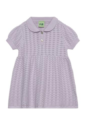 Baby Dress Dresses & Skirts Dresses Baby Dresses Short-sleeved Baby Dresses Lilla FUB*Betinget Tilbud