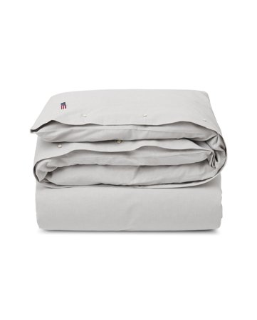 Lexington ICONS pussilakana pinpoint oxford -puuvillakangasta, harmaa