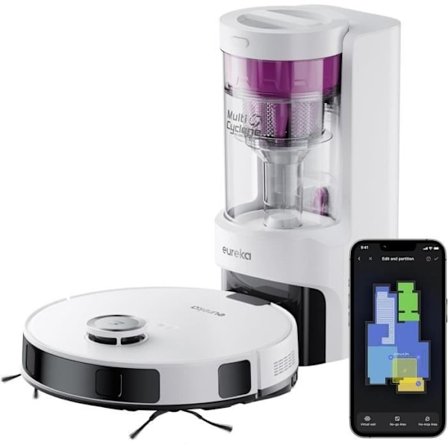 Robottipölynimuri - EUREKA E10S Valkoinen - 4000 Pa - 180 min - 200 ml