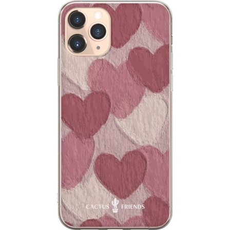 Kompatibel Mobilcover til Apple Apple iPhone 11 Pro Cactus and Friends - Blush Paper Hearts
