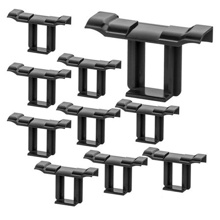 Vattenavloppsklämma i ABS för solpanel – 30 mm, 10-pack
