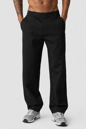 ICANIWILL - Essence Straight Trousers Black - Bukser - Herre - ICIW