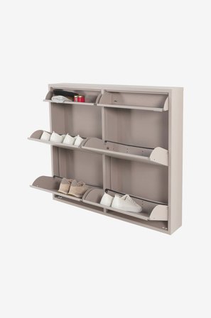 Spinder Design - Skoskåp Billy 6 - Grå - Skoskåp - Från Homeroom