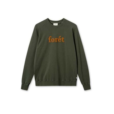 Forét, sweatshirt Groen, Heren, Maat:S,rubber