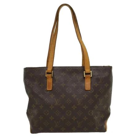 Louis Vuitton Vintage, Pre-owned Cabas Piano Monogram Tote Bag Bruin, Dames, Maat:ONE Size