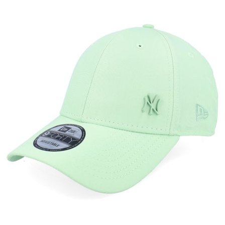 New Era - MLB Grön adjustable Keps - New York Yankees Tonal Flawless 9FORTY Pale Green Adjustable @ Hatstore