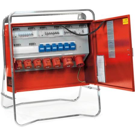 Garo Elflex 2469015 Uttagscentral 63A, med golvstativ, Elfördelning & strömförsörjning