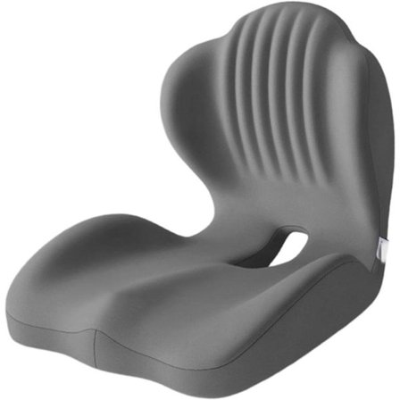 Ergonomisk Siddepude i Memory Foam – L-formet Siddepude med Lændestøtte til Kontor, Bil & Kørestol_TF_TF