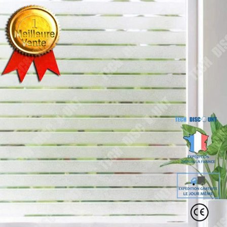 Fönsterfilm - TD - Avtagbar elektrostatiskt - Integritetsskydd - Anti-UV 96% - Inomhus