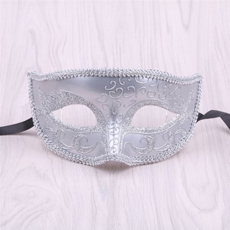 Maskerade masker for par venetiansk kvinne blonder menn PP Cosplay