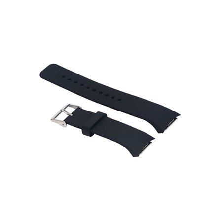 Samsung Gear S2 Mjukt silikon klockband - Svart