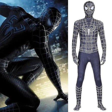 Venom Jumpsuit Barn Superhero Fancy Up Zentai Body Suit Ytelse Kostyme
