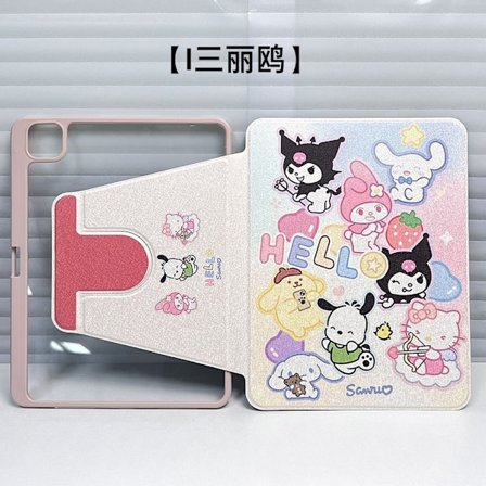 Stilrent skal för iPad 10 10.9" /2025 11 I Sanrio kattmålning