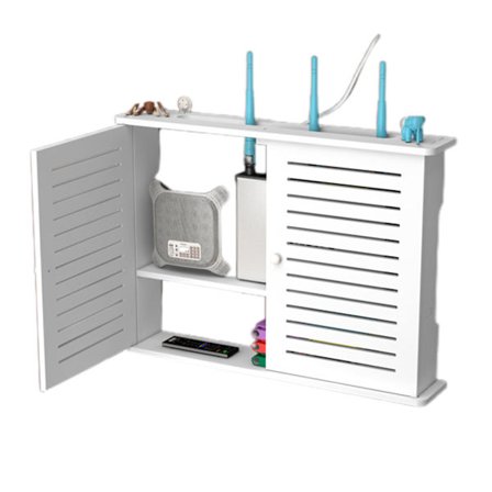 Praktisk PVC-router förvaringsställ Anti form starkt lastbärande förvaringslådor