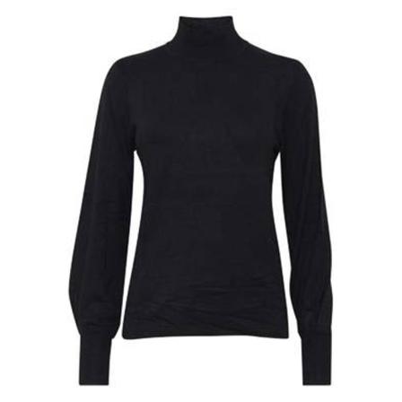 Ichi, Turtlenecks Zwart, Dames, Maat:XS