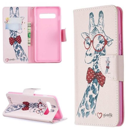 Plånboksfodral Samsung Galaxy S10 Plus - Giraff
