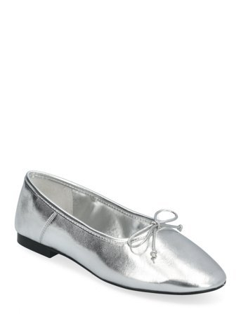 Mango | Metallic Ballet Flats | 37