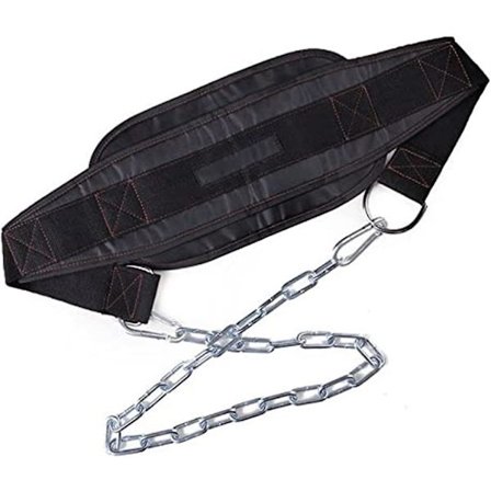 Viktbälte med kedja - Högkvalitativt viktbälte för gymnastik, fitness, vikter, pull-ups