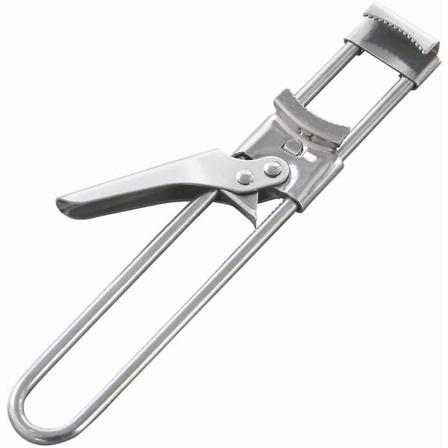 Flaske- og krukkeåpner Justerbar Manuell Rustfritt Stål Multifunksjon Kjøkken & Bar Melkeflaskehetter Metall (1 stk, Sølv)