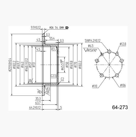 Biltema - BREMSESKIVE