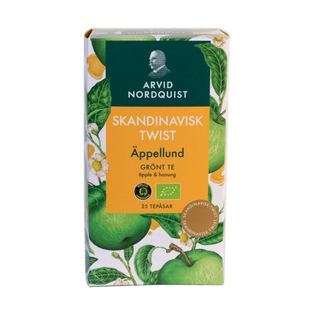 ARVID NORDQUIST Te Äppellund grönt 25/fp - Lyreco - Kök och servering - Kaffe och te - Te