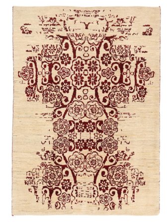 Gabbeh Persia Fine Rug Hand Knotted 147X209 Beige/Orange Persia