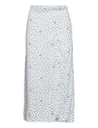 Tjw Printed Midi Slit Skirt Patterned Tommy Jeans