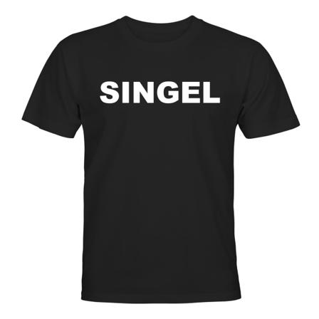 Single - T-SHIRT - HERRE Svart - S