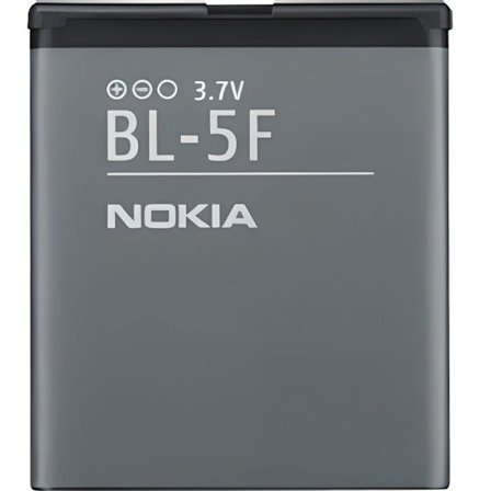 Akku - NOKIA - BL-5F - 950 mAh - Musta - Nikkeli/hydridi/litiumioni