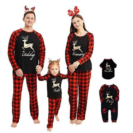 Familie Matchende Sæt Julepyjamas, Jule Natøj Ho