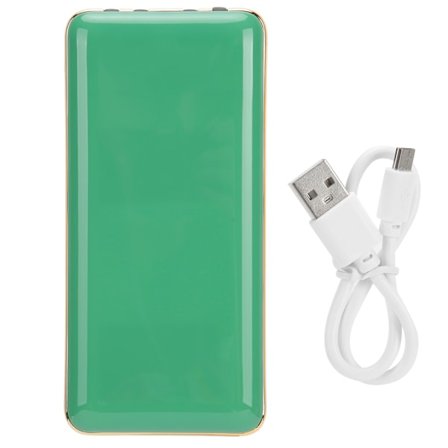 Bærbar Powerbank 30000Mah MultiPort Mobiltelefonoplader Powerbank med LCD-skærm (Grøn)