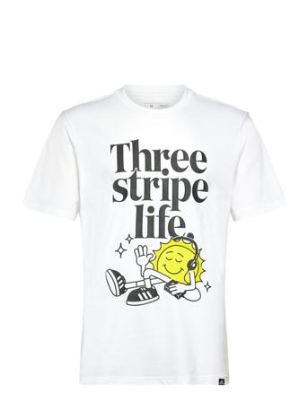 Positivity Graphic Tee Adidas Sportswear White