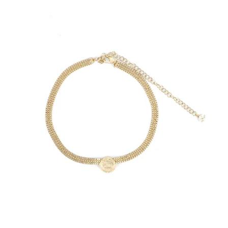 Chanel Vintage, Pre-owned Metal chanel-jewelry Geel, Dames, Maat:ONE Size