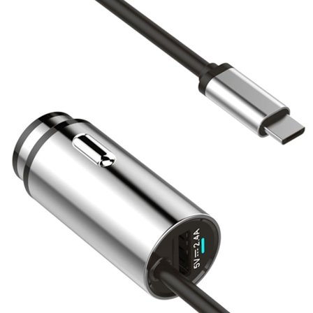 Bil laddare typ c-2.4A, Lightning bil laddare, Power Drive bil laddare
