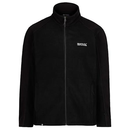 Regatta Great Outdoors Hedman II Tvåfärgad Fleecejacka med Dragkedja för Herr Black/Black L