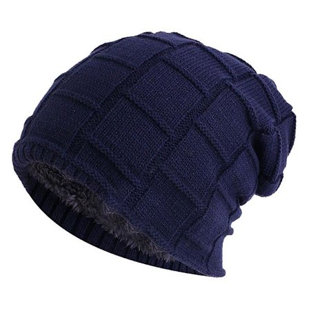 Strik Varmt Hue Tyk Blød Stræk Hue Hue Til Mænd Og Kvinder