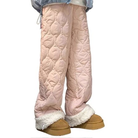 Vinter Dunjakke Bukser Dame Høj Talje Varme Bukser Ultra Varme Vandafvisende Løse Bukser