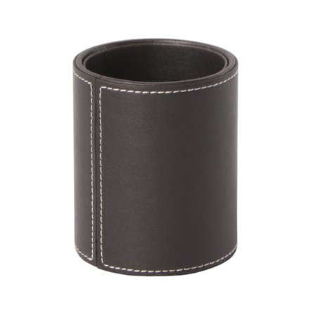 Tekonahkainen kynäteline - Ruskea