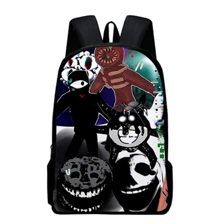 Dørrar Roblox Figur Tegneserie Skolesekk Jenter Gutter Ryggsekk-Xin