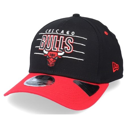 New Era - Negro adjustable Gorra - Chicago Bulls Team 9FIFTY Black/Red Adjustable @ Hatstore