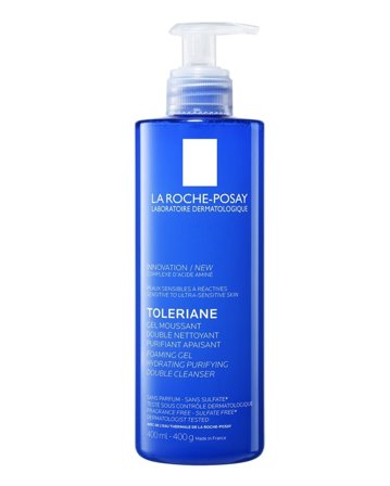 La Roche-Posay Toleriane 2-i-1 skummende rensegel 400 ml