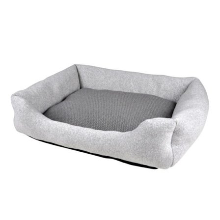 Rektangulär Korg för Hund och Katt "Grafen" 60cm Grå