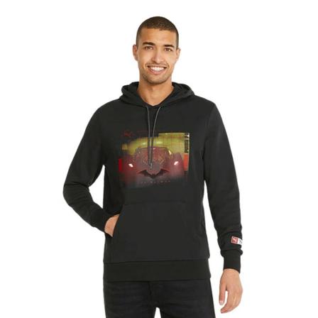 Puma Men's sweatshirt X Batman Hoodie 01 , Zwart , Heren , Maat: S