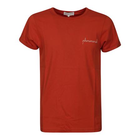 Maison Labiche, Tee-Shirt Poitou Czerwony, Mężczyzna, Rozmiar: L